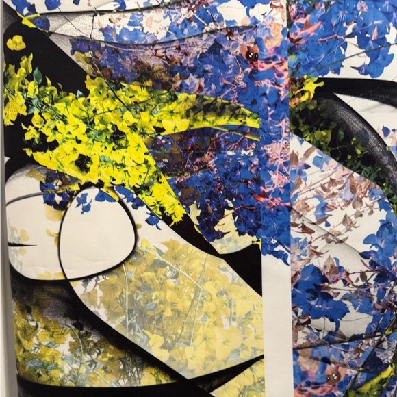 Clover Canyon Space Garden Abstract Floral Neoprene Dress. Sz M. Mint Condition! - Picture 5 of 10